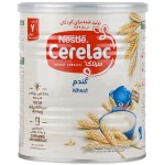سرلاک گندم به همراه شیر نستله از پایان ۶ ماهگی ۴۰۰ گرم