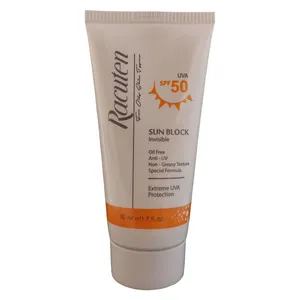 کرم ضد آفتاب بی رنگ پوست چرب و مختلط SPF50