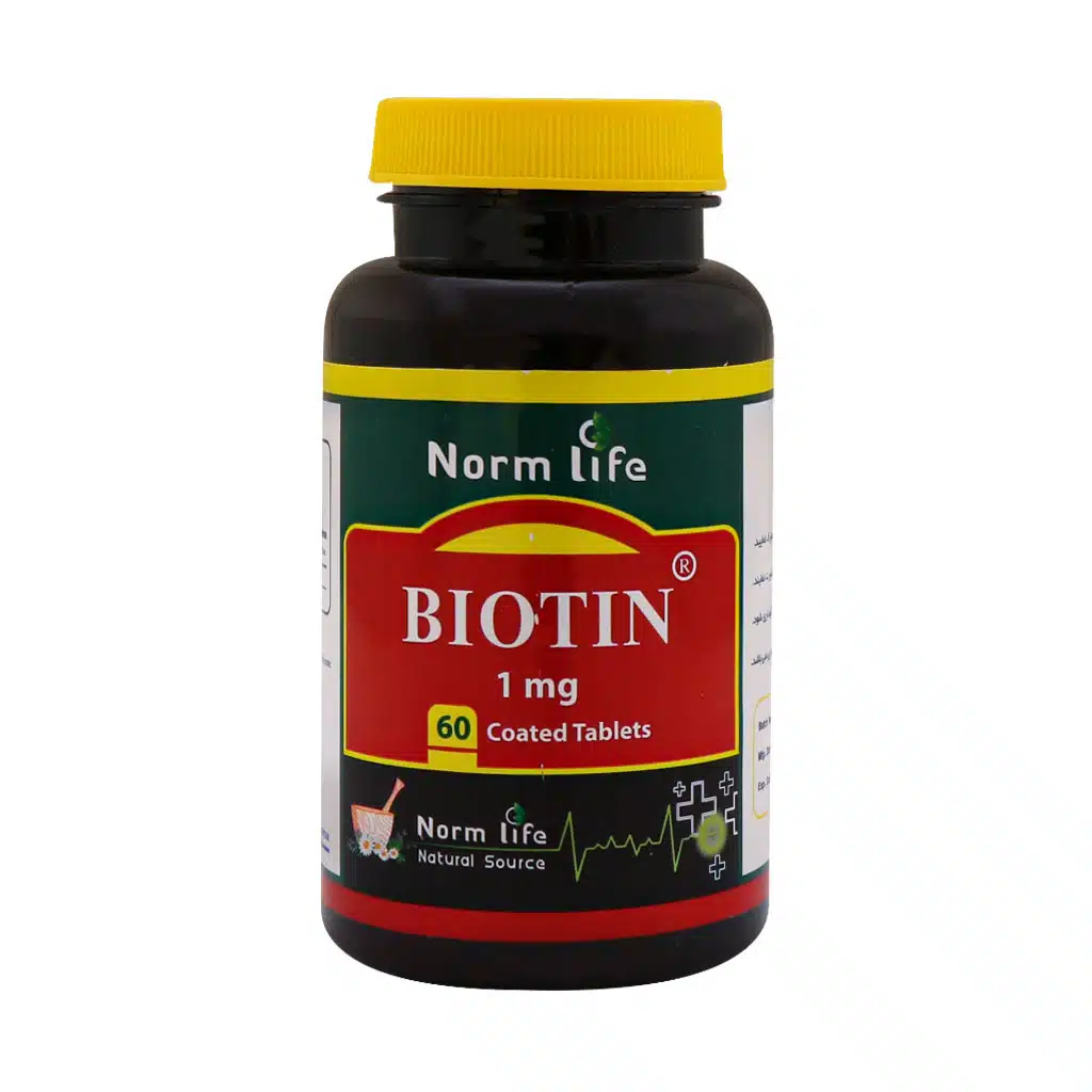 Norm-Life-Biotindaroolike قرص بیوتین 1 میلی گرم نورم لایف 60 عدد - Image 1