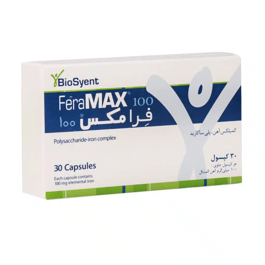 BioSynet-FeraMaxdaroolike کپسول فرامکس 100 بیوساینت ۳۰ عدد - Image 1
